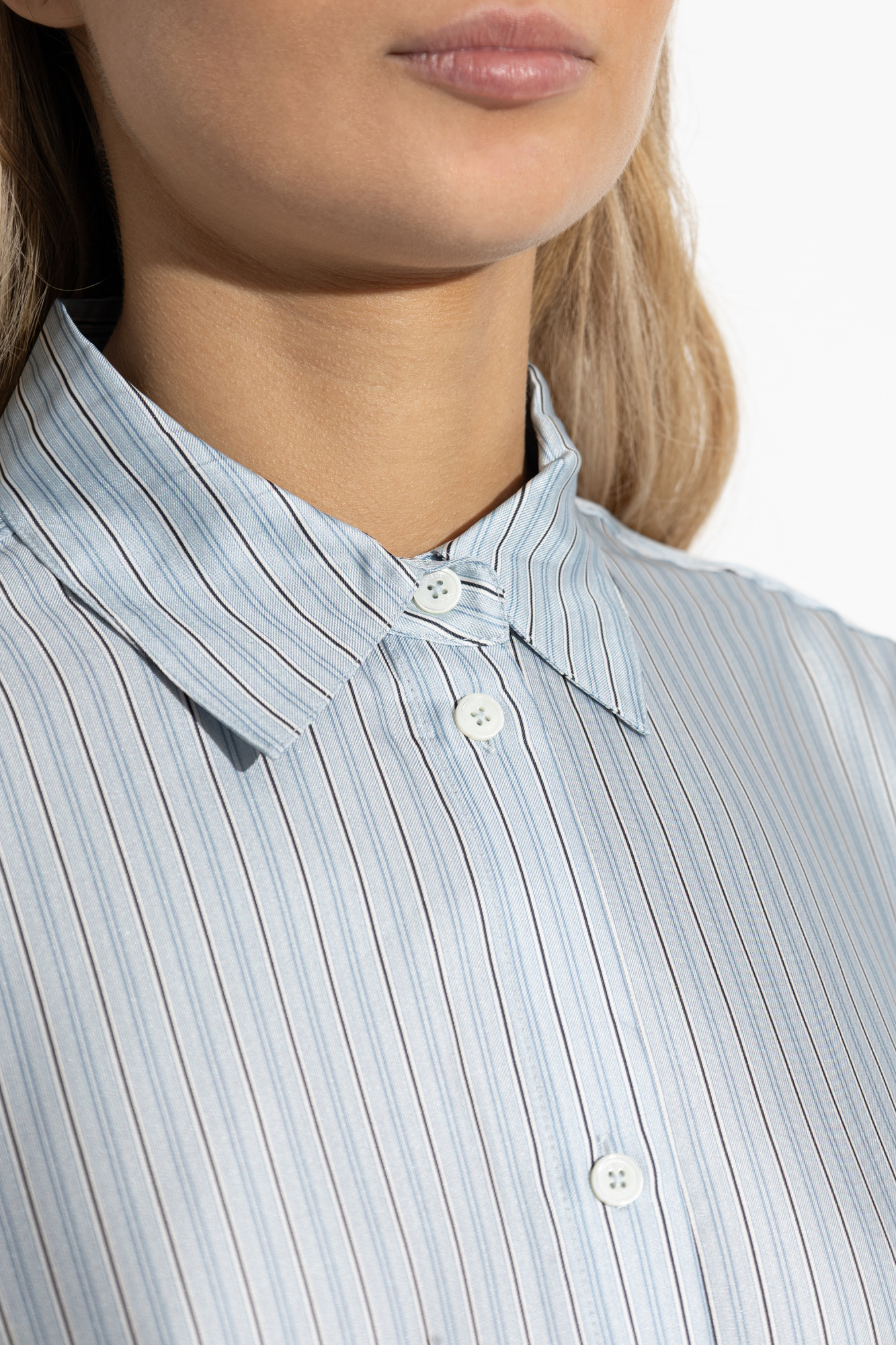 TOTEME Striped silk shirt | Women's | Vitkac